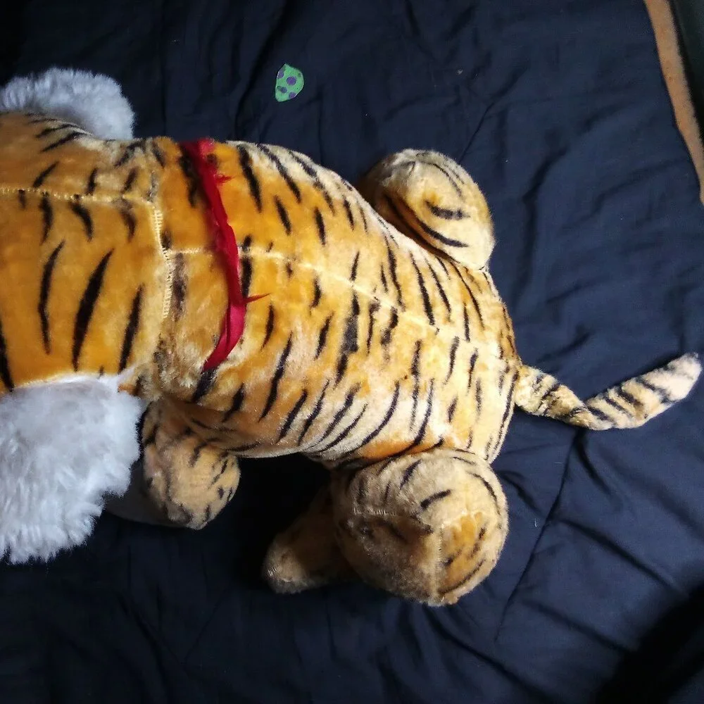 Vintage MCM Tiger Cat Plush Large Jumbo 30